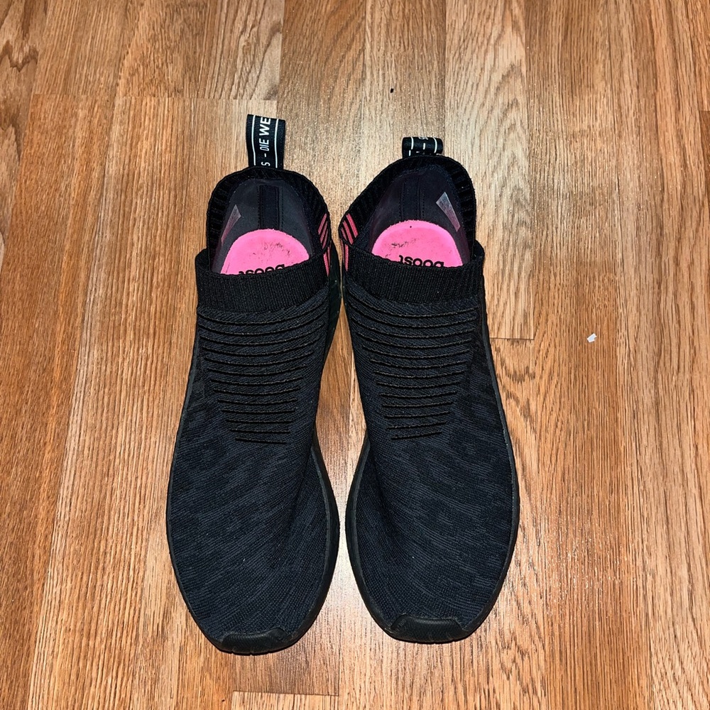 Adidas nmd hi top with dark leopard. Size 11